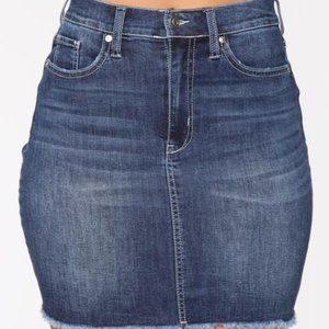 Fashion Nova Denim Skirt size S
